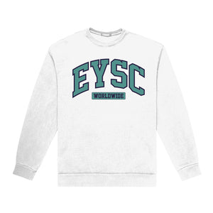 "OFF CAMPUS" HEATHER GRAY CREWNECK