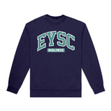 "OFF CAMPUS" NAVY BLUE CREWNECK