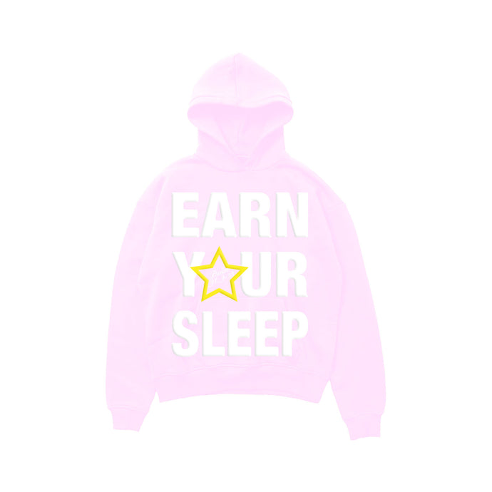 EYS PUFF PRINT HOODIE (PINK)