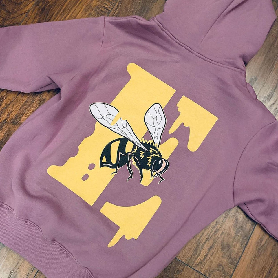 BE-E GRATEFUL Hoodie (ASH PURPLE)