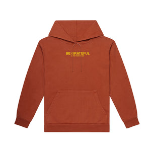 BE-E GRATEFUL Hoodie (BRICK RED)