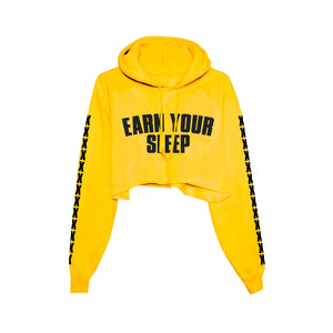 Rouge Cropped Hoodie (yellow)
