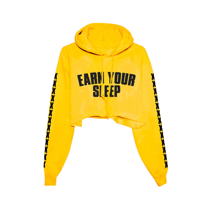 Rouge Cropped Hoodie (yellow)