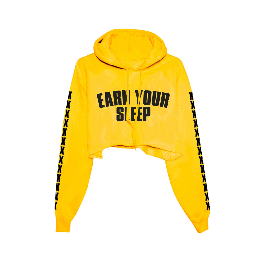 Rouge Cropped Hoodie (yellow)