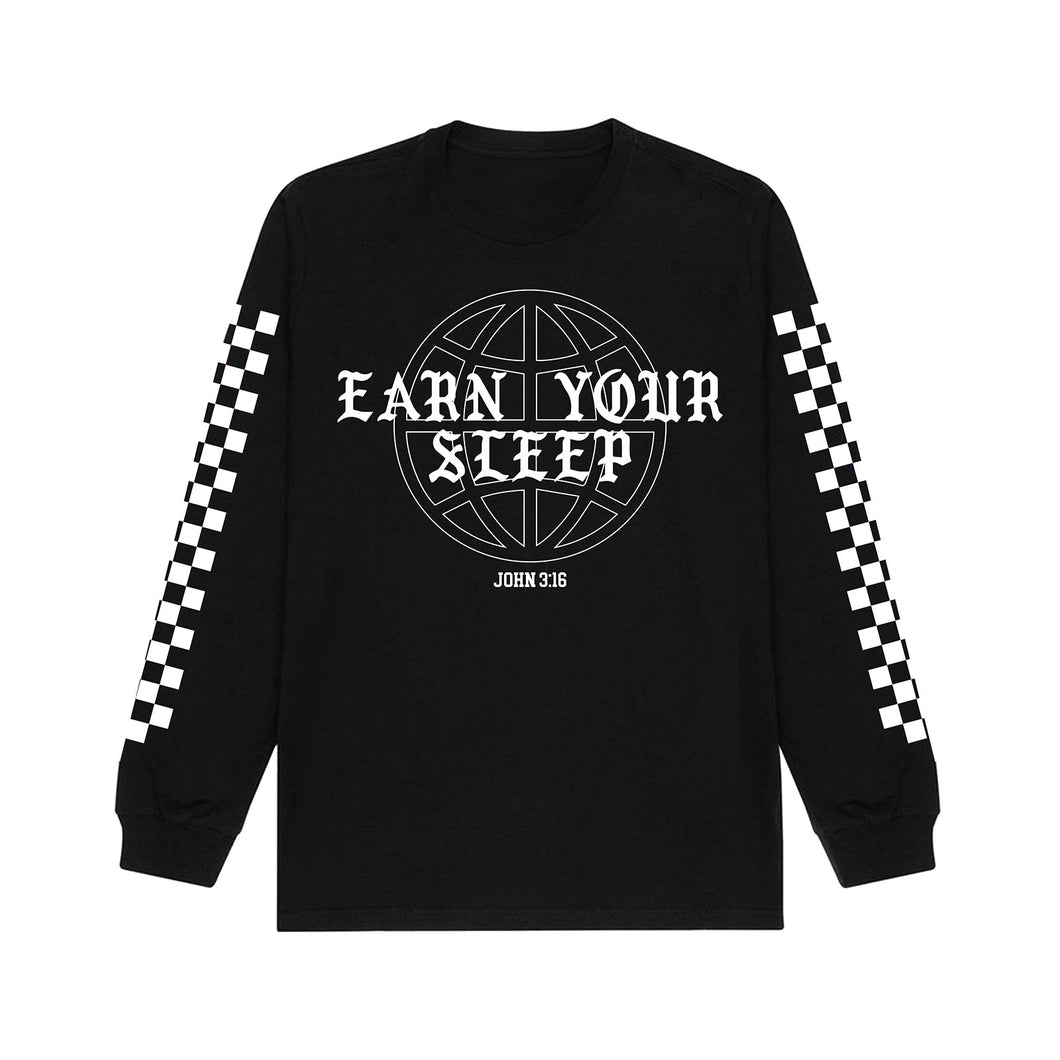 John 3:16 Long Sleeve (BLACK)